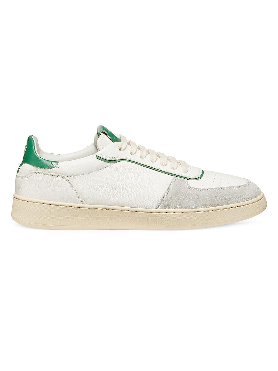 Womens Derby Leather & Suede Low-Top Sneakers Product Image