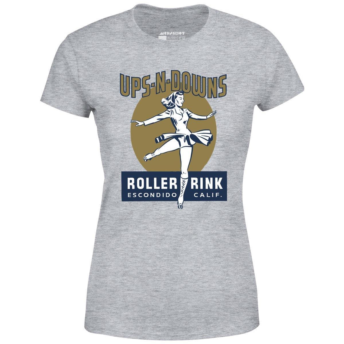Ups-N-Downs - Escondido, CA - Vintage Roller Rink - Women's T-Shirt Female Product Image