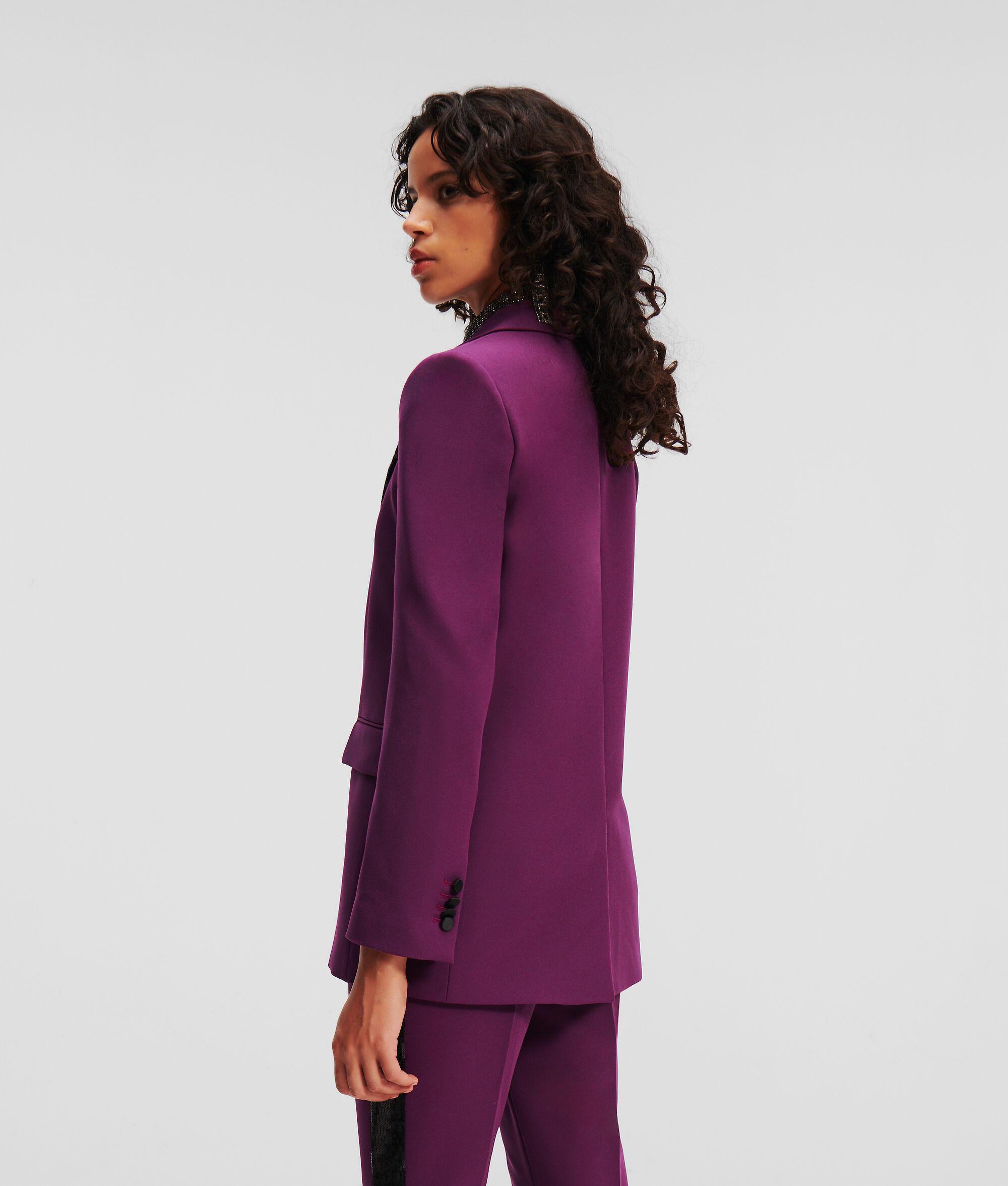SEQUIN LAPEL BLAZER Product Image