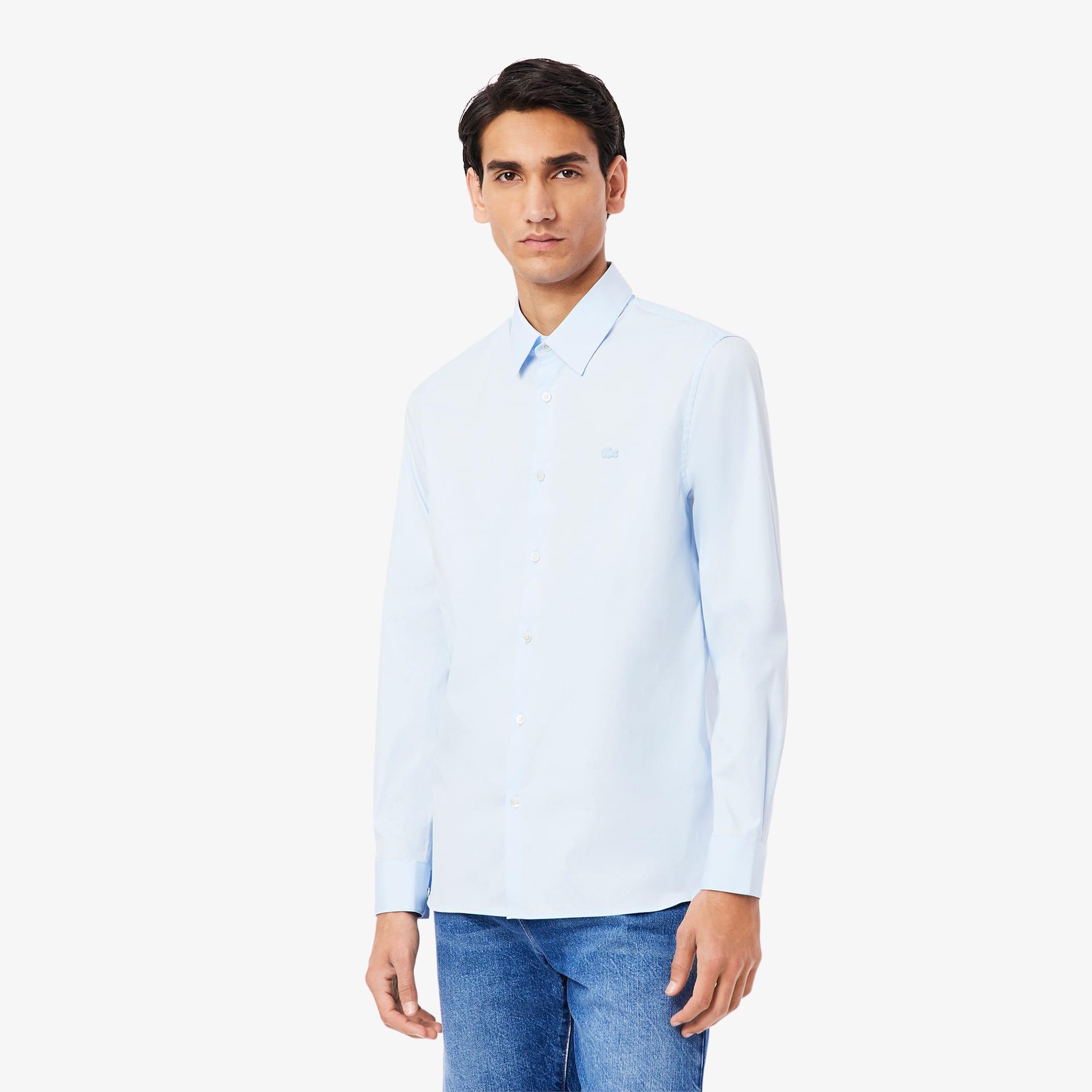 Slim Fit Stretch Poplin Shirt Product Image