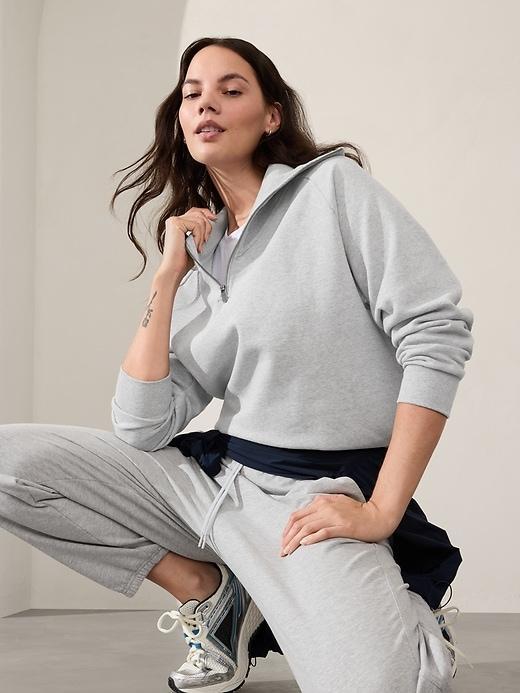 Forever Fleece Relaxed 1/4 Zip Sweatshirt Product Image