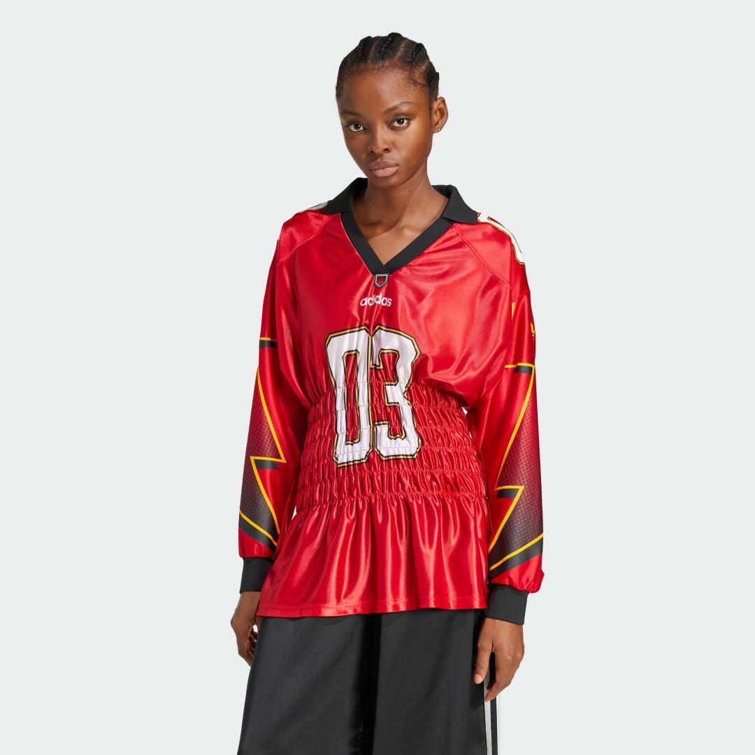 adidas Adilenium Season 3 Long Sleeve Jersey Better Scarlet S Womens Product Image