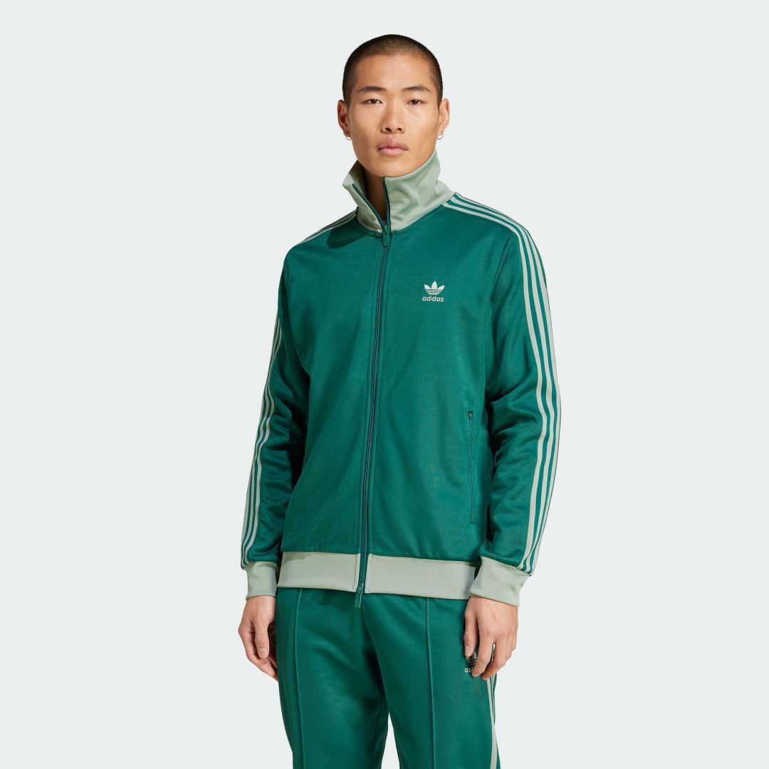 adidas Adicolor Classics Beckenbauer Track Jacket Wonder White 2XL Mens Product Image