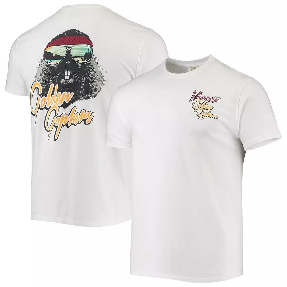 Men's White Minnesota Golden Gophers Mascot Bandana T-Shirt, Size: Small Product Image