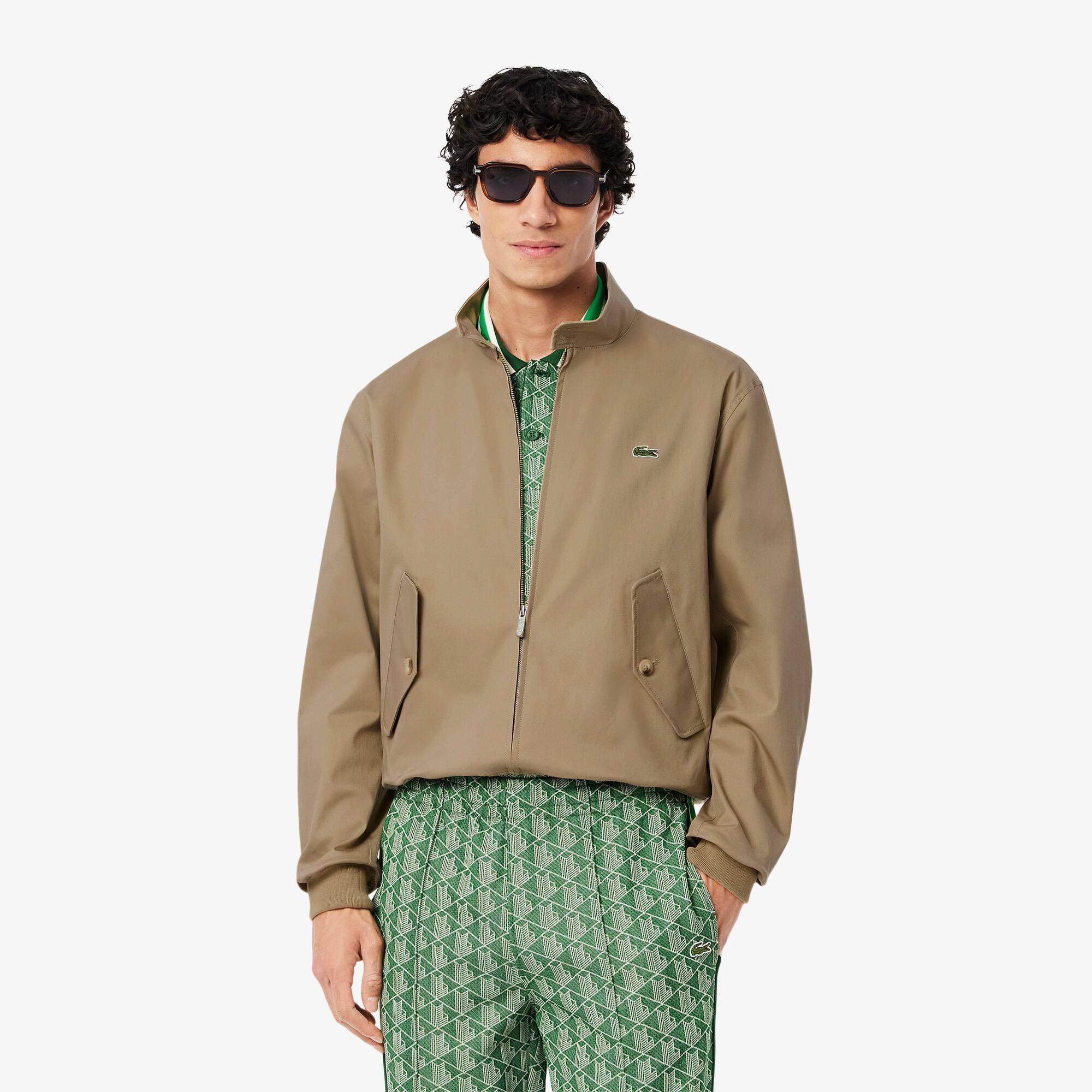 Water-Repellent Twill Harrington Jacket Product Image