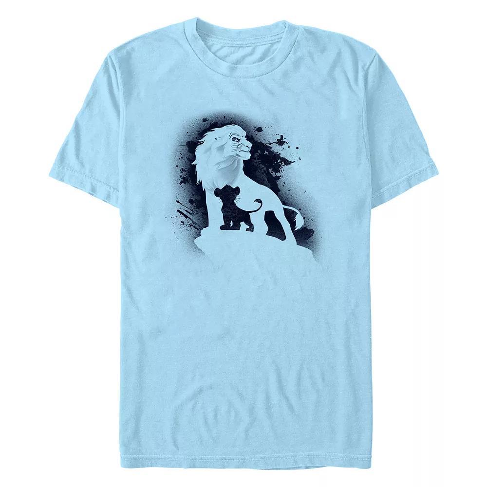 Disney's The Lion King Simba Future King Men's Graphic Tee, Size: XXL, Light Blue Product Image