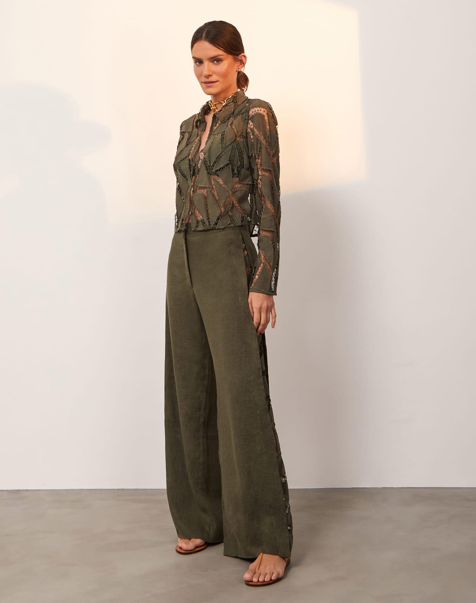 Collen Top - Evergreen Product Image