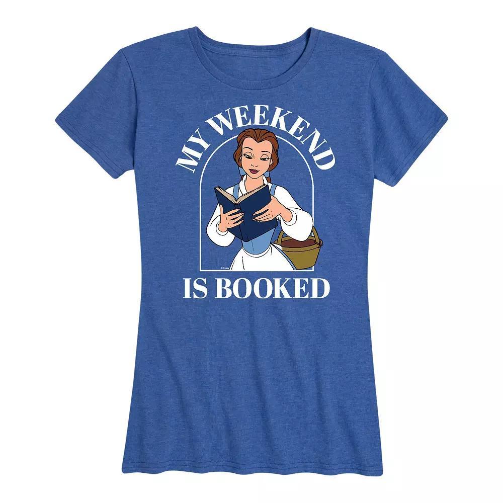 Disney Princess Belle Women's Weekend Graphic Tee, Girl's, Size: XXL, Heather Grey Product Image