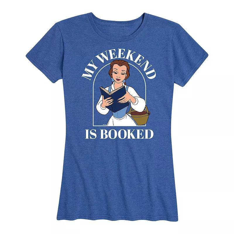 Disney Princess Belle Women's Weekend Graphic Tee, Girl's, Size: XXL, Heather Grey Product Image