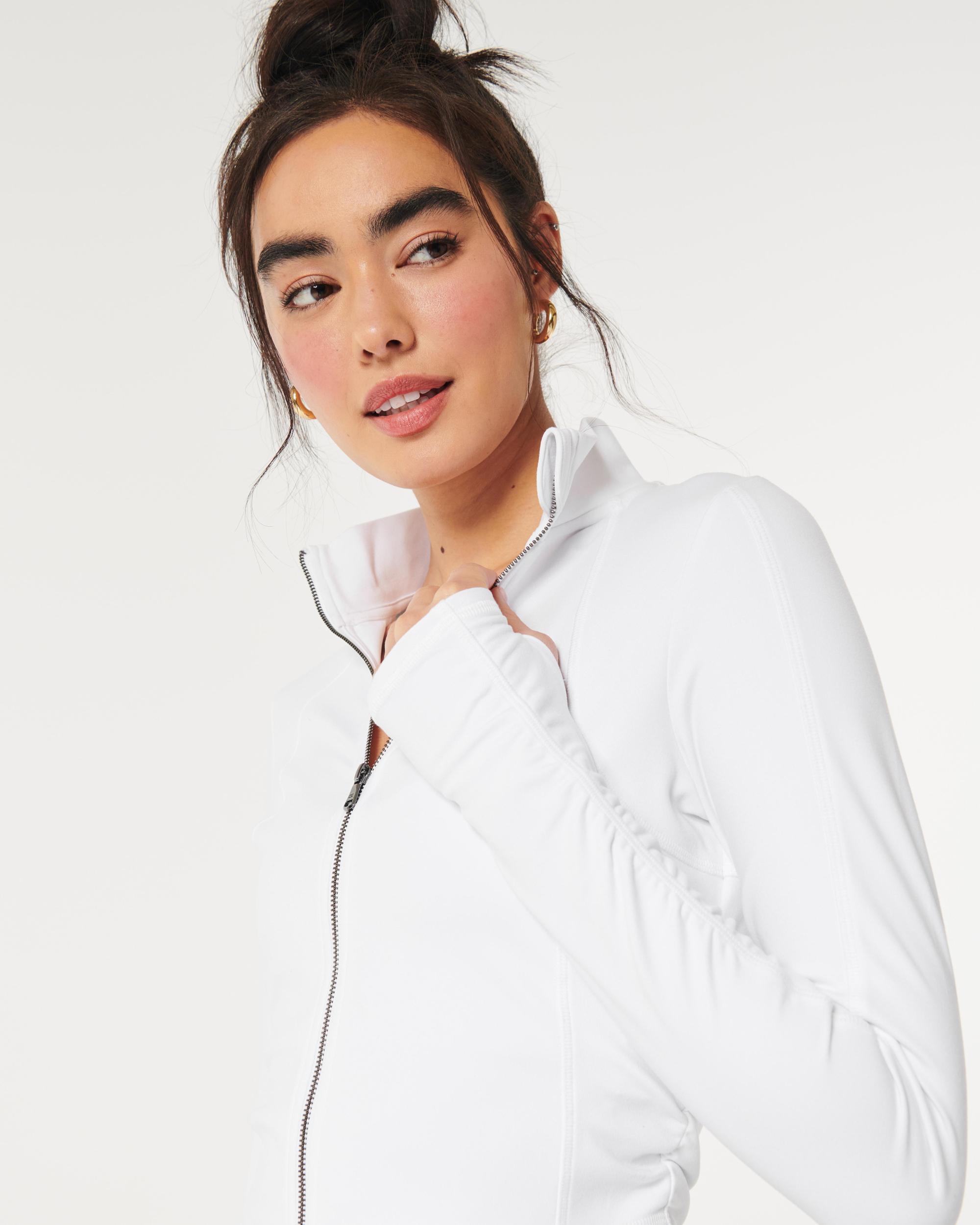 Gilly Hicks Active Recharge Crop Zip-Up Jacket Product Image
