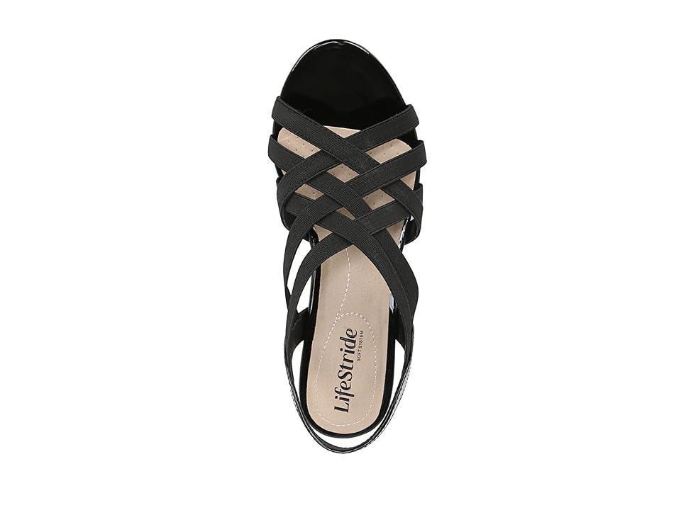 LifeStride Yung Womens Strappy Wedges Product Image