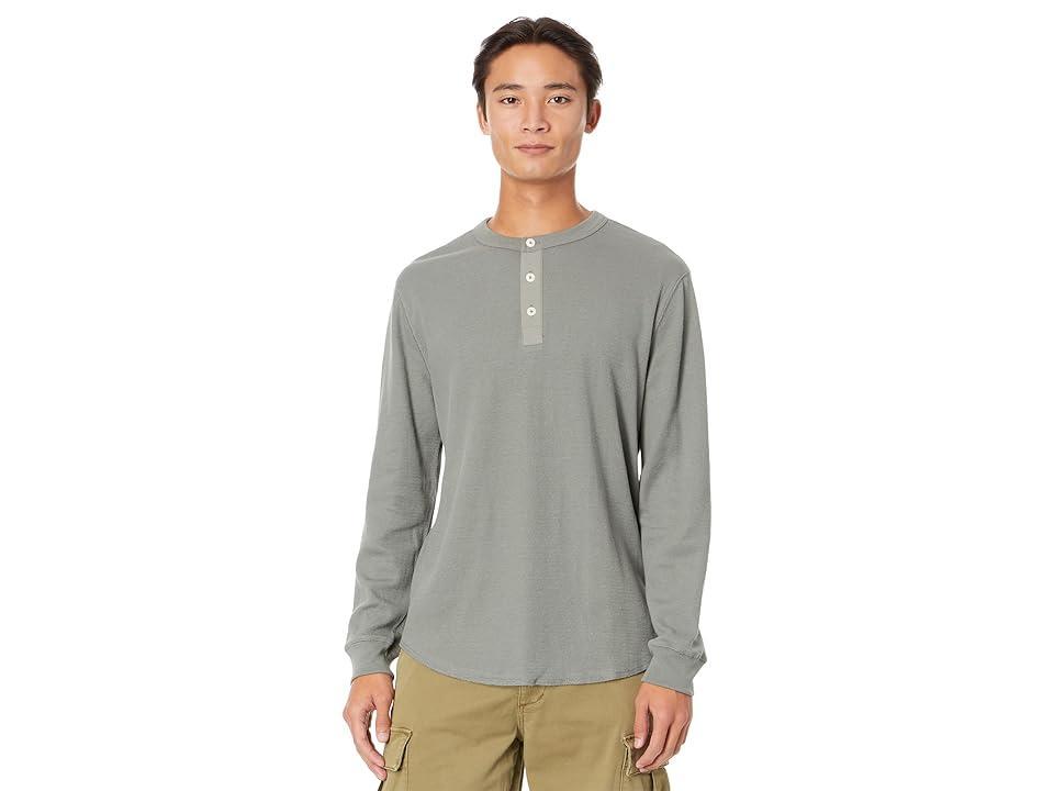 Madewell Thermal Henley Tee (Lighthouse) Men's T Shirt Product Image