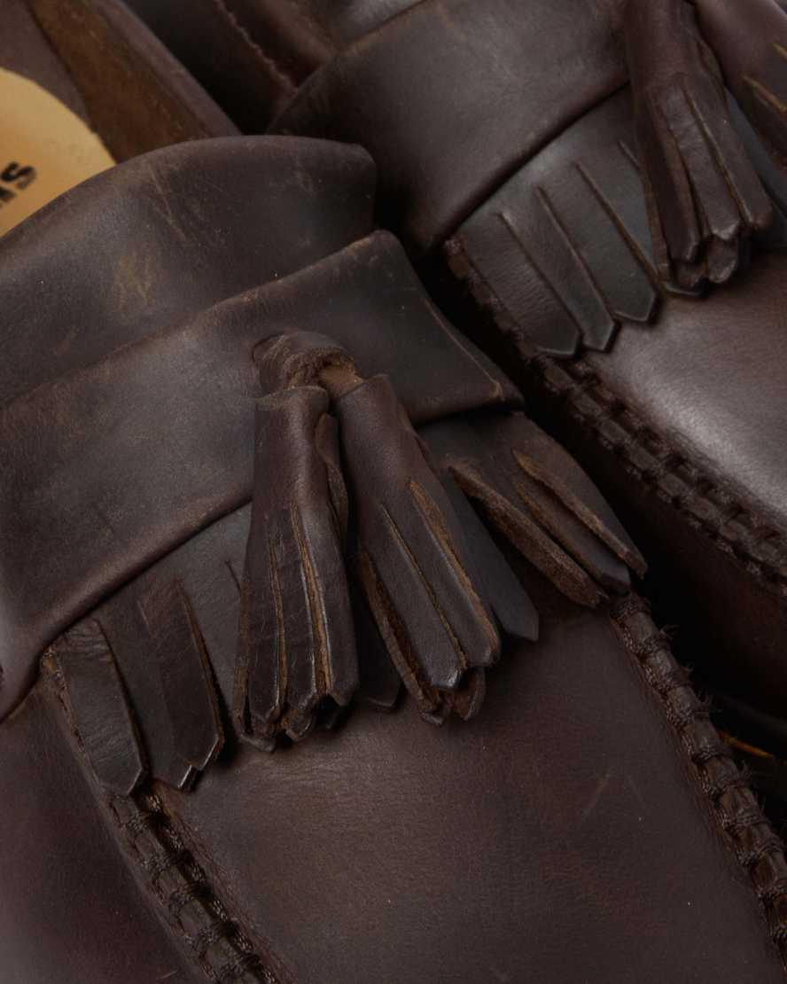 Dr. Martens Mens Adrian Leather Fringe Tassel Detail Loafers Product Image