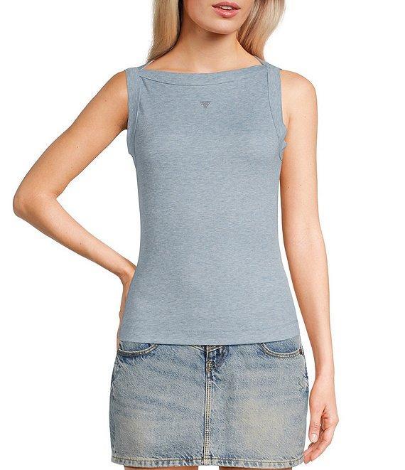 Guess Tina Sleeveless Rib Tank Top Product Image
