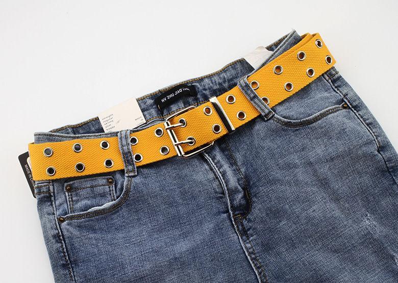Double Eyelet Canvas Belt Product Image