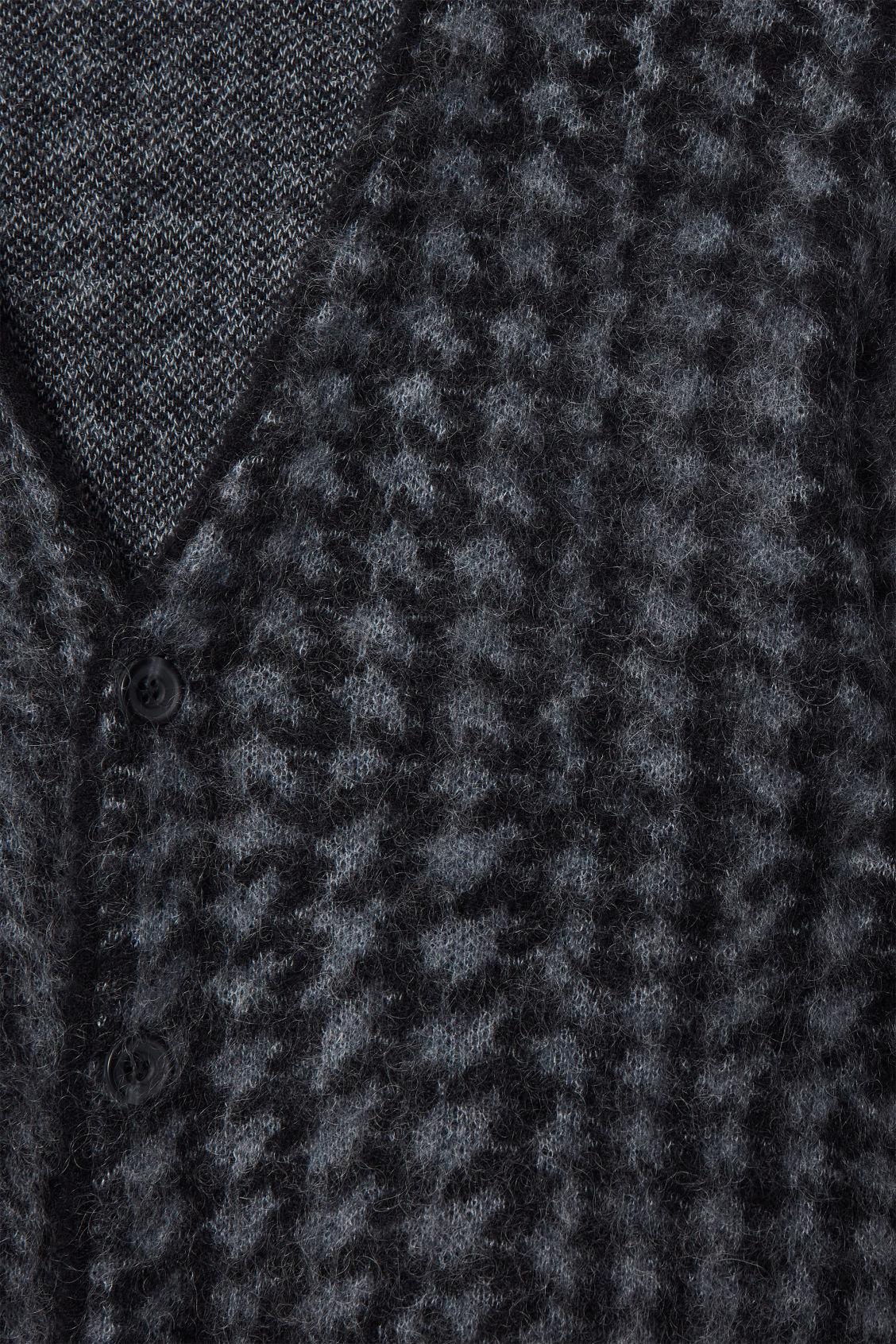 HOUNDSTOOTH MOHAIR-BLEND CARDIGAN Product Image