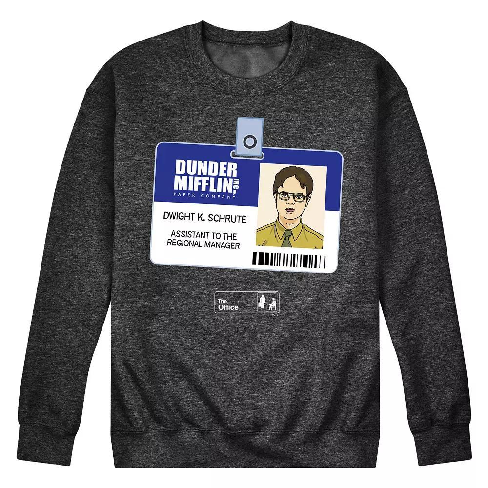 Mens The Office Dwight Schrute Badge Sweatshirt Product Image