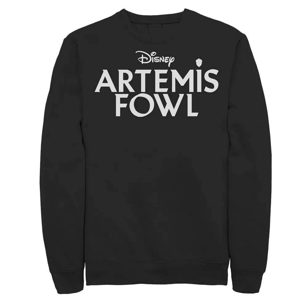Men's Artemis Fowl Flat Logo Sweatshirt, Size: XXL, Black Product Image