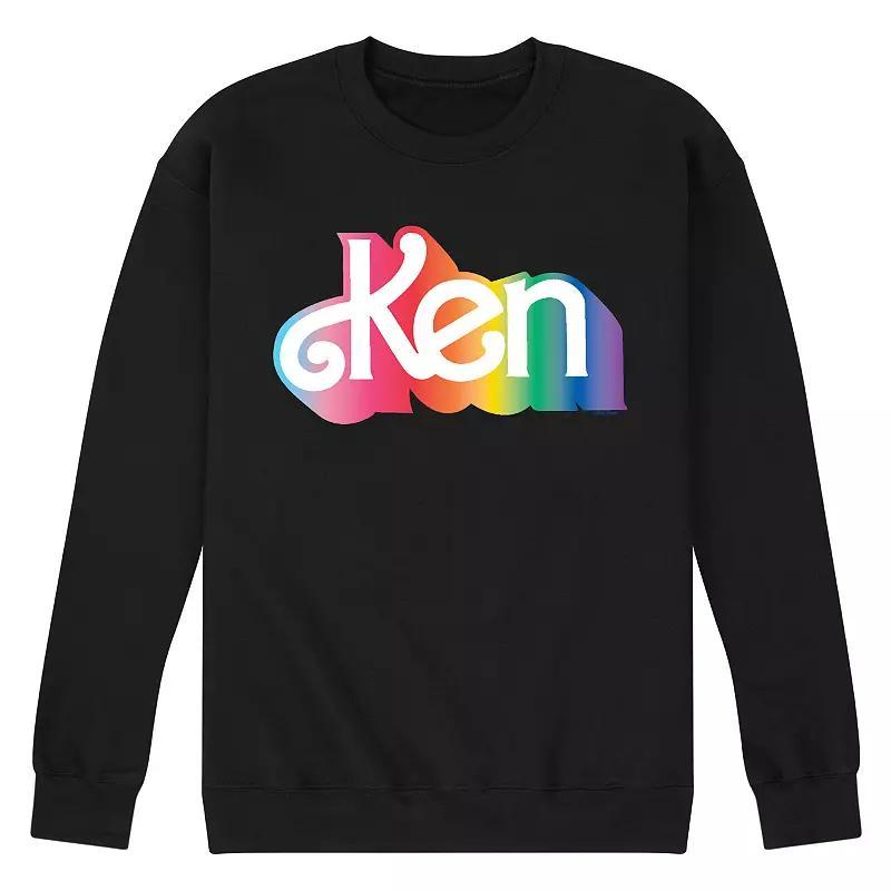 Mens Barbie Ken Logo Graphic Fleece Blue Product Image