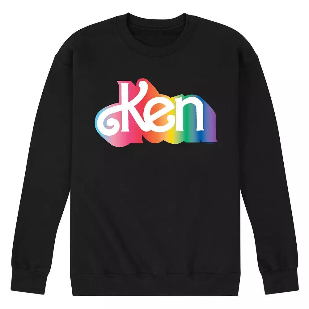 Mens Barbie Ken Logo Graphic Fleece Blue Product Image