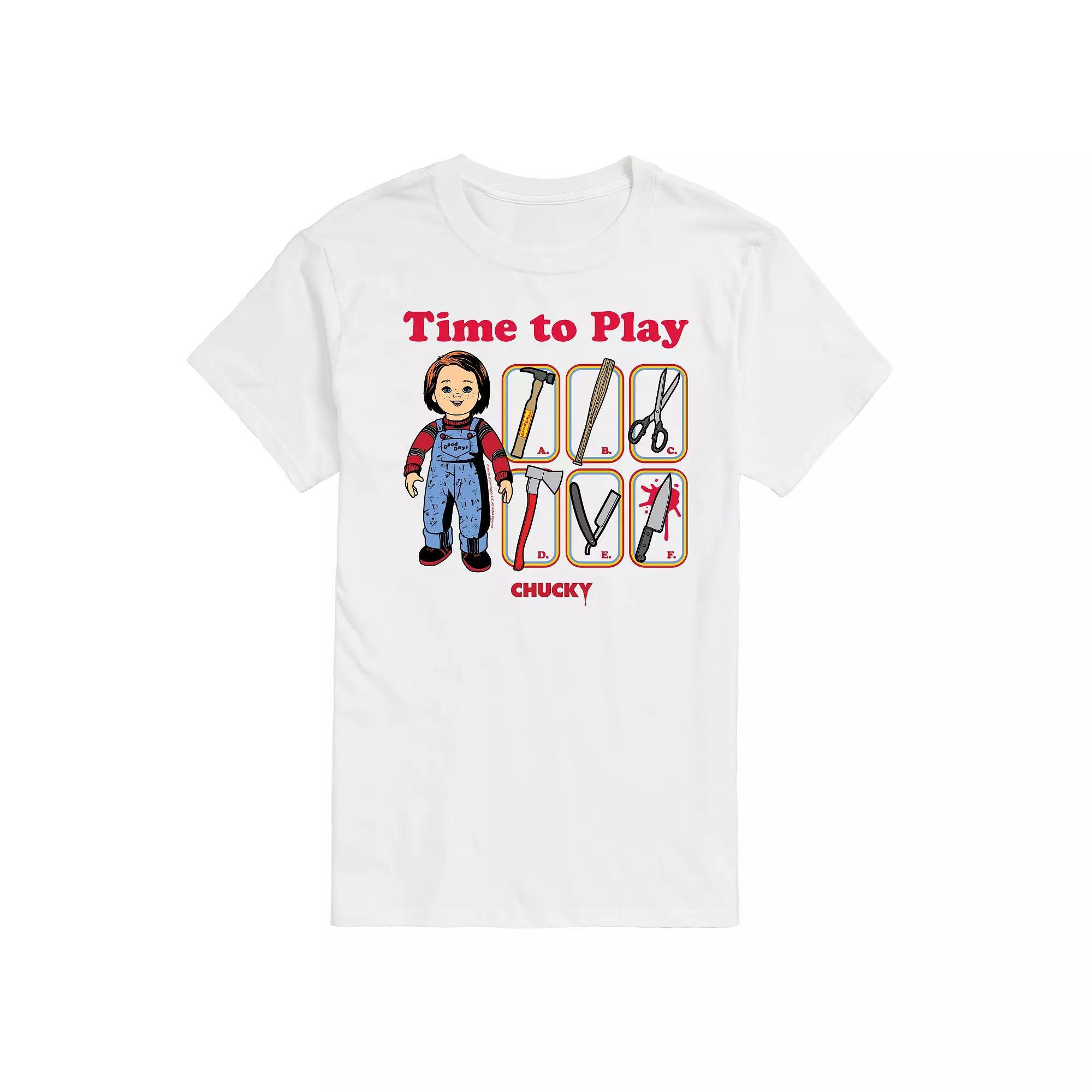 Mens Chucky Time To Play Graphic Tee Product Image