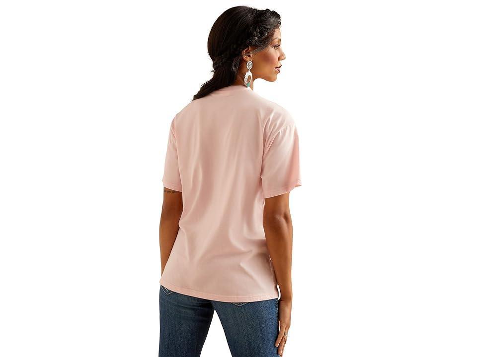 Ariat Tacky T-Shirt (Blushing Rose) Women's Clothing Product Image