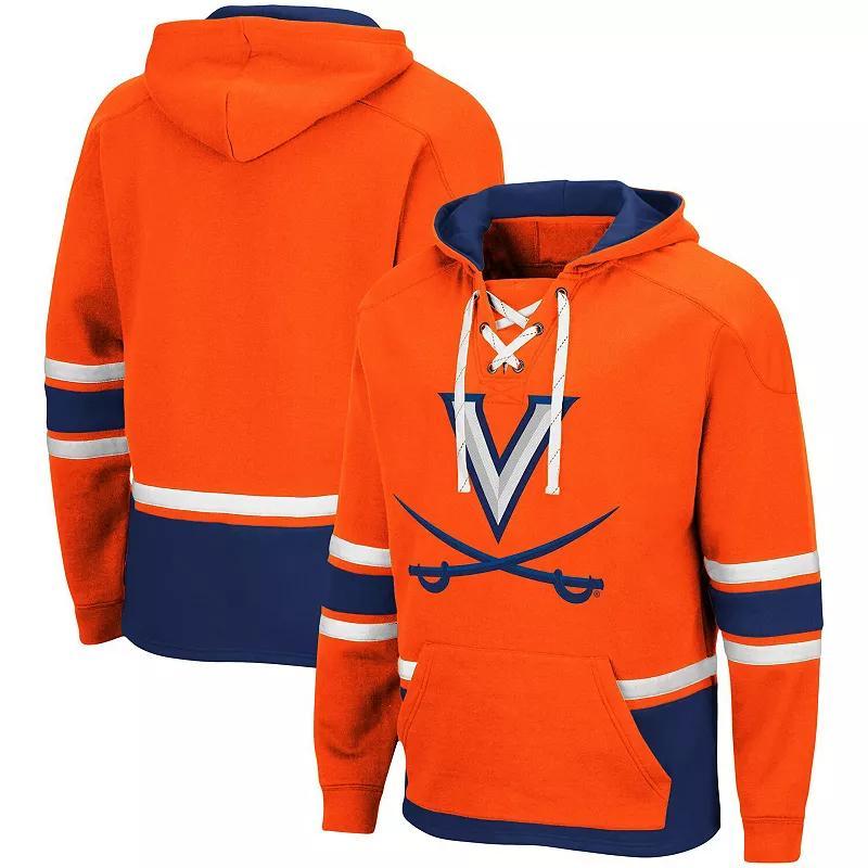 Men's Colosseum Orange Virginia Cavaliers Lace Up 3.0 Pullover Hoodie, Size: 2XL Product Image