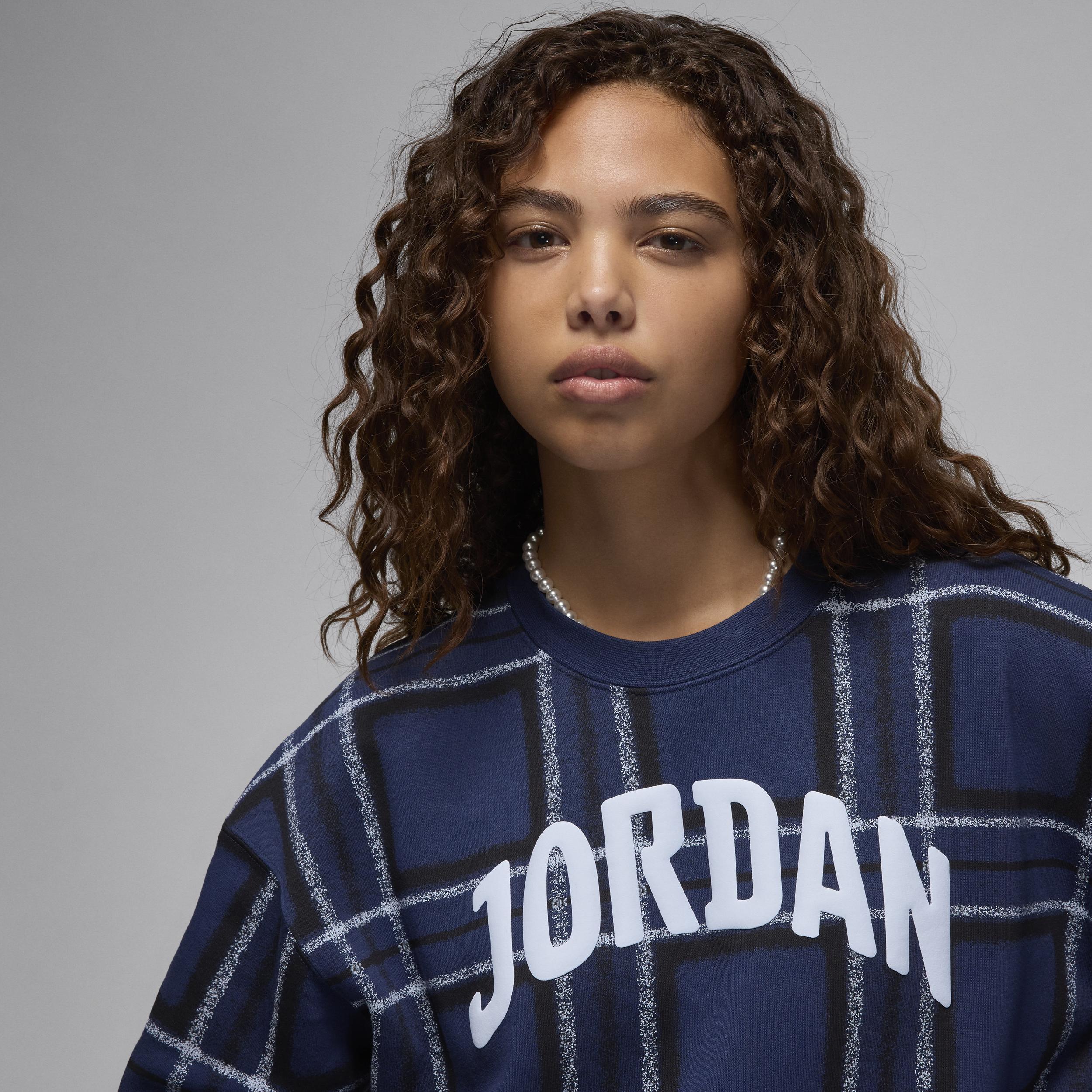 Women's Jordan Brooklyn Fleece Graphic Crew-Neck Sweatshirt Product Image