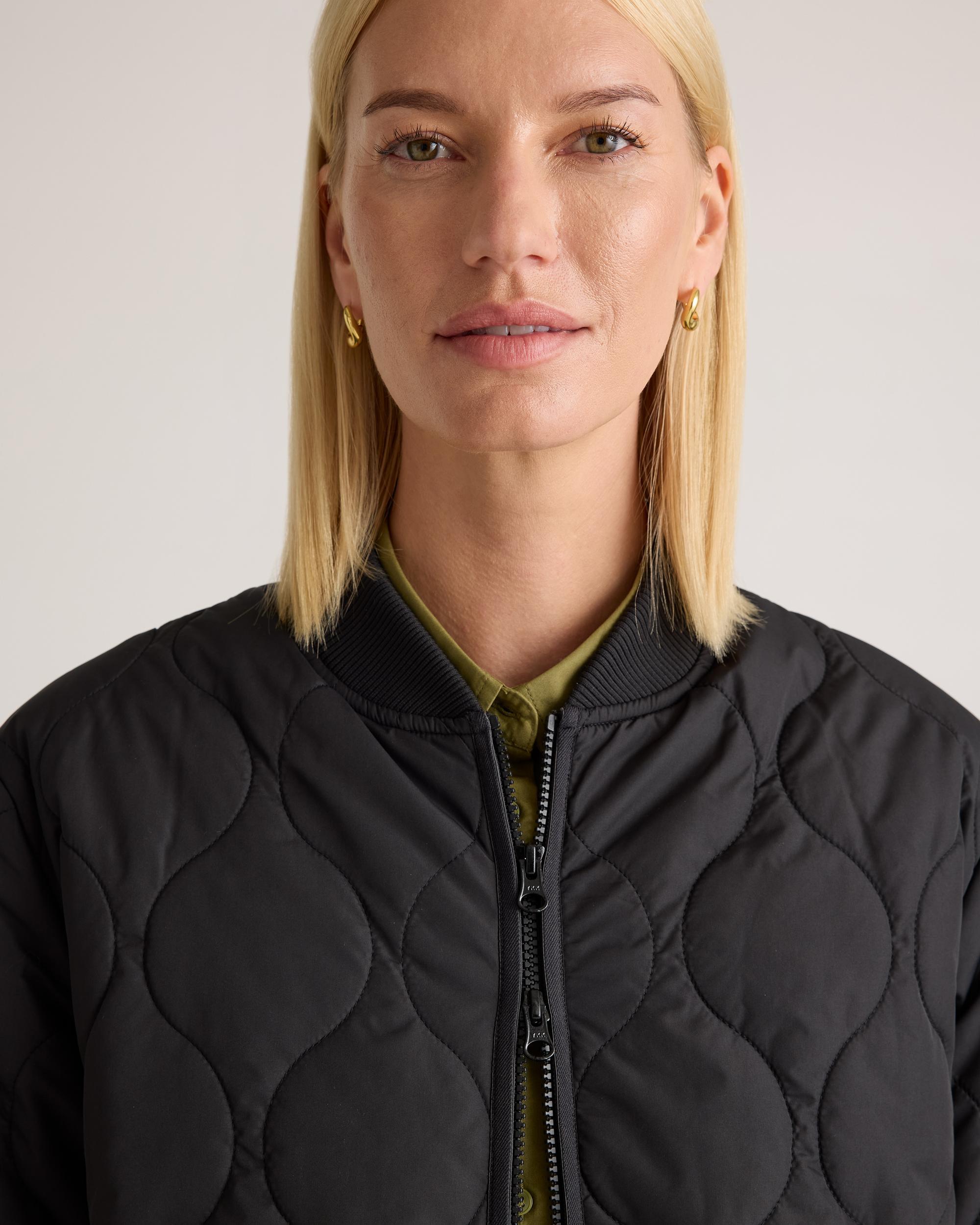Quince | Women's Featherless Quilted Puffer Long Coat Recycled Polyester Product Image