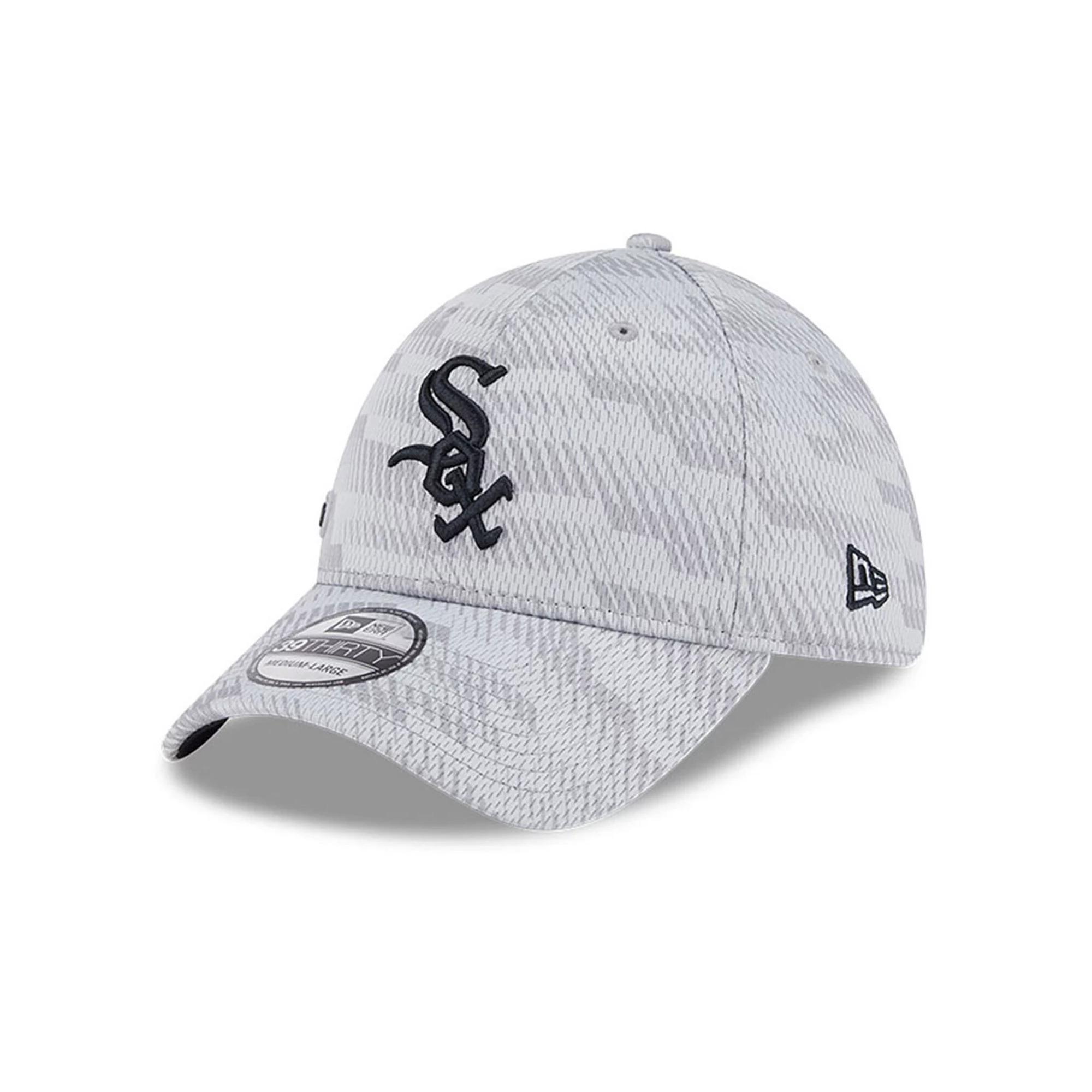 Men's New Era Gray Chicago White Sox 2025 MLB Clubhouse 39THIRTY Flex Hat, Size: Medium/Large, Grey Product Image