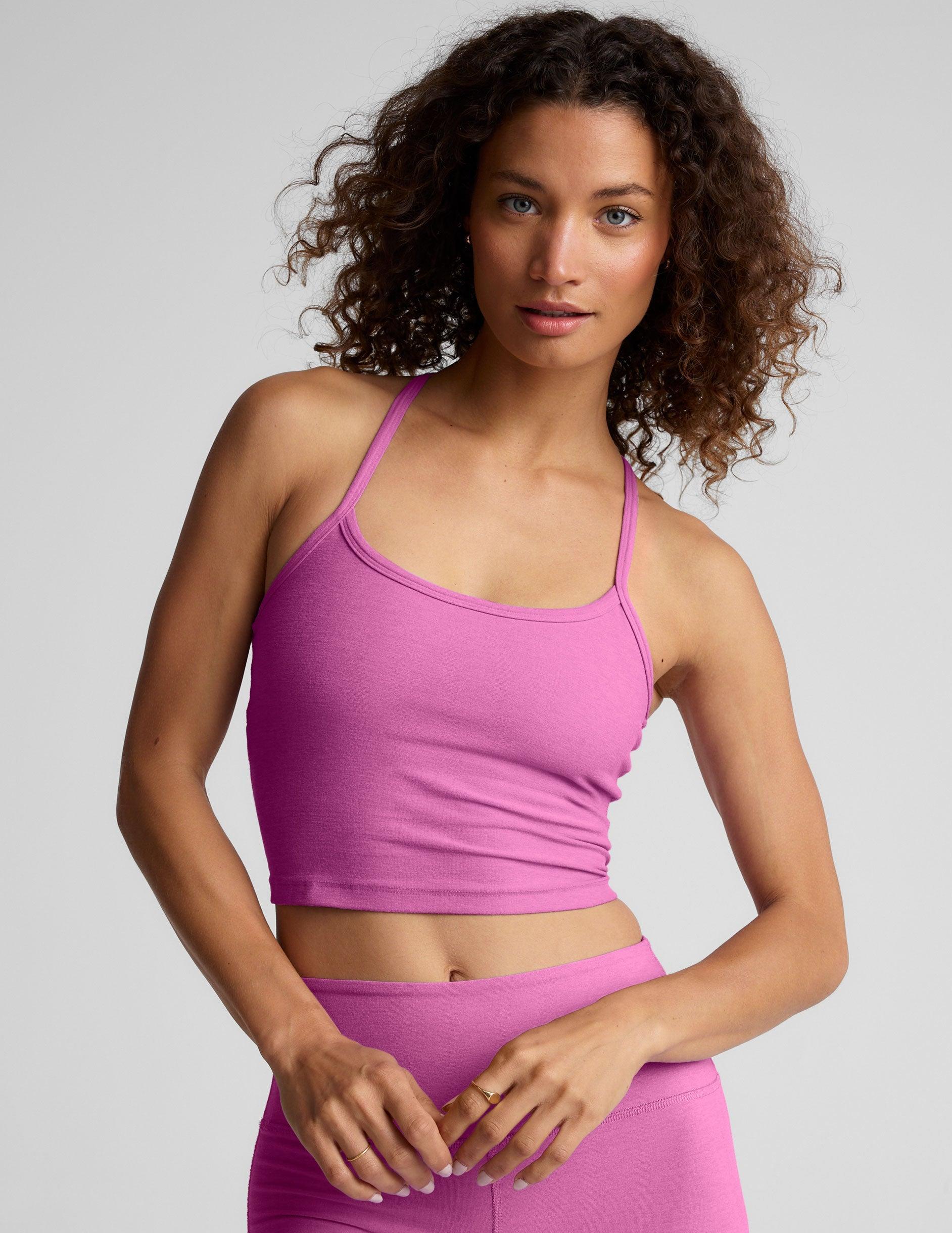 Spacedye Slim Racerback Cropped Tank Product Image
