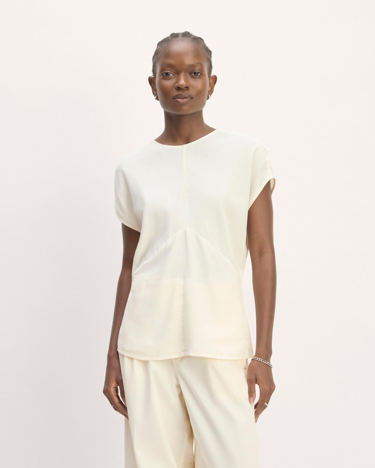 The Drape Top in Butterlite Product Image