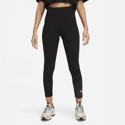 Women's Nike Sportswear Classics High-Waisted 7/8 Leggings, Size: XXL, Black Product Image