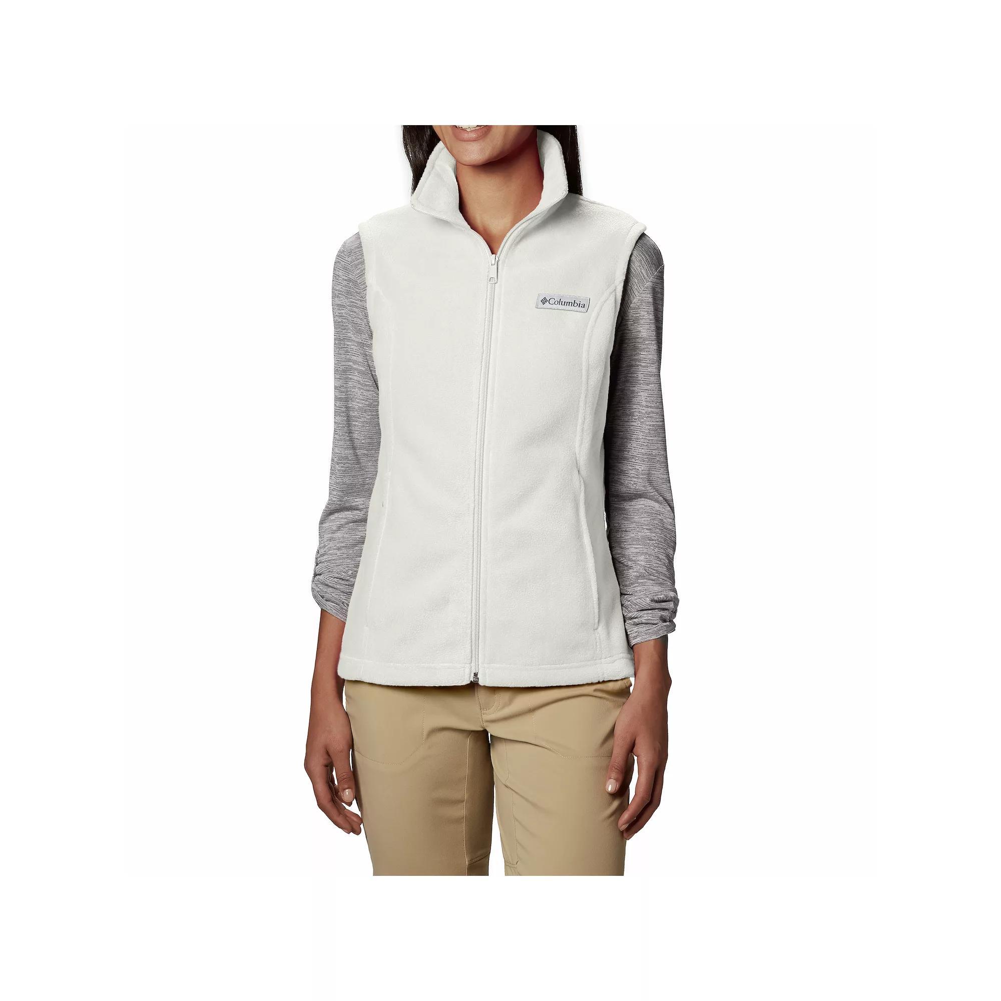 Women's Columbia Benton Springs Vest, Size: Medium, Salt Product Image
