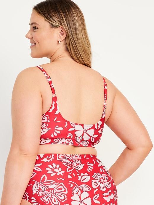 Scoop-Neck Bikini Swim Top Product Image