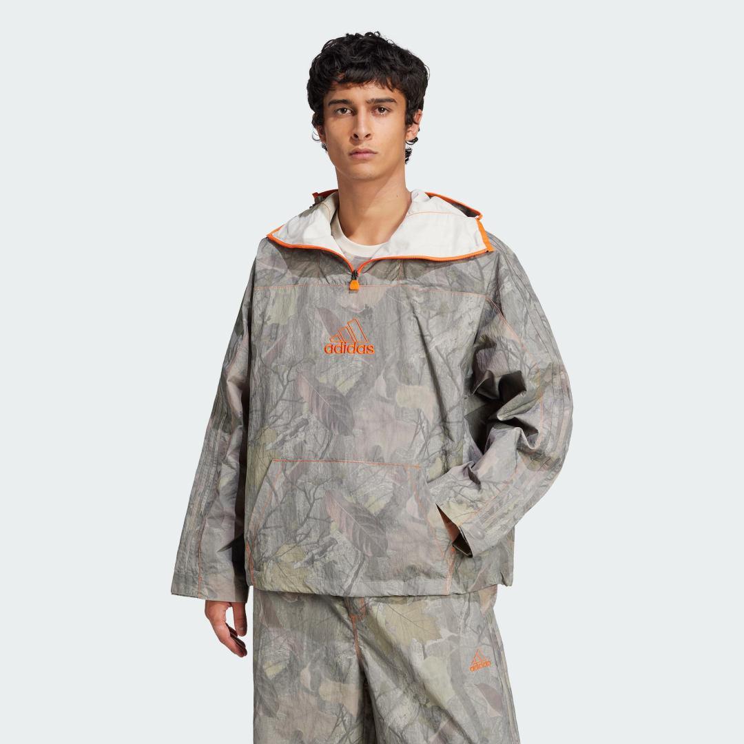 adidas Camo Jacket Alumina L Mens Product Image