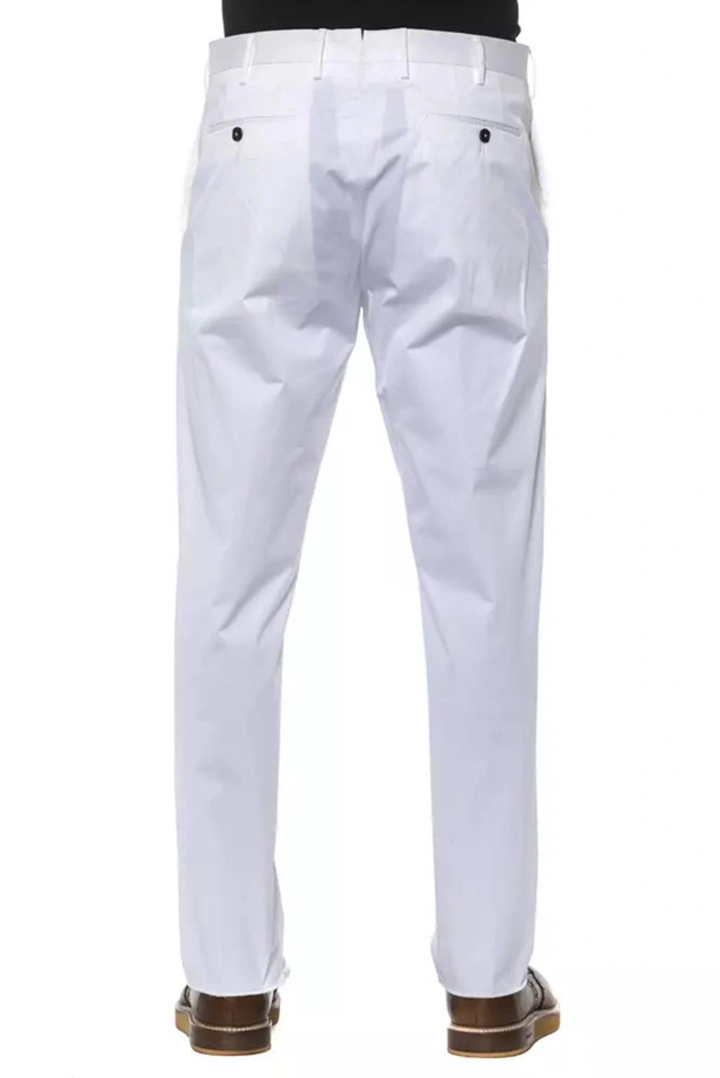 PT TORINO Cotton Men's Men's Trouser In White Product Image