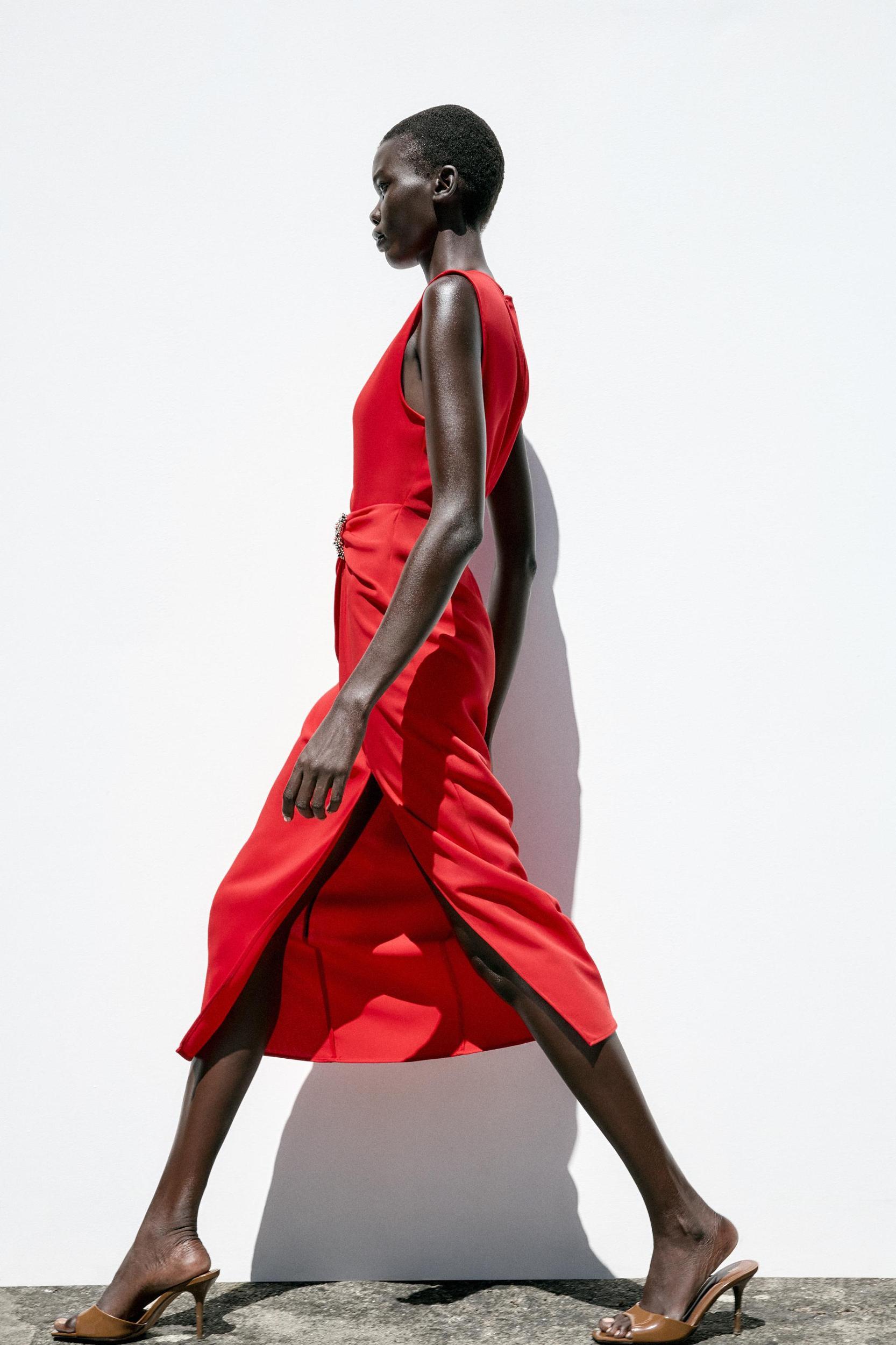 MIDI DRESS WITH HARDWARE Product Image