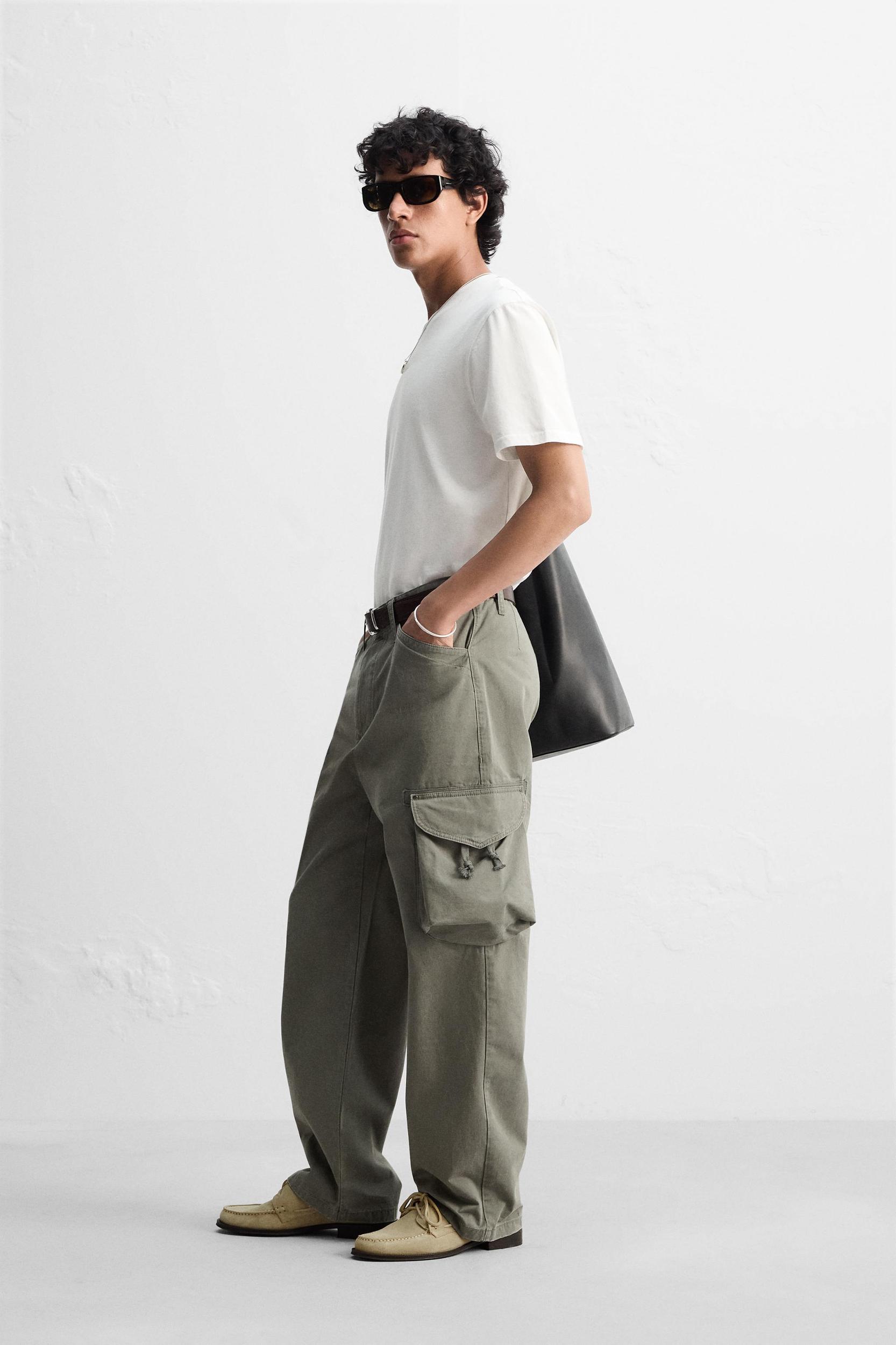 WASHED CARGO PANTS Product Image