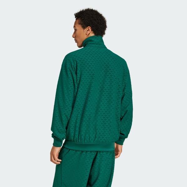 adidas Monogram Track Top Dark Brown XS Mens Product Image