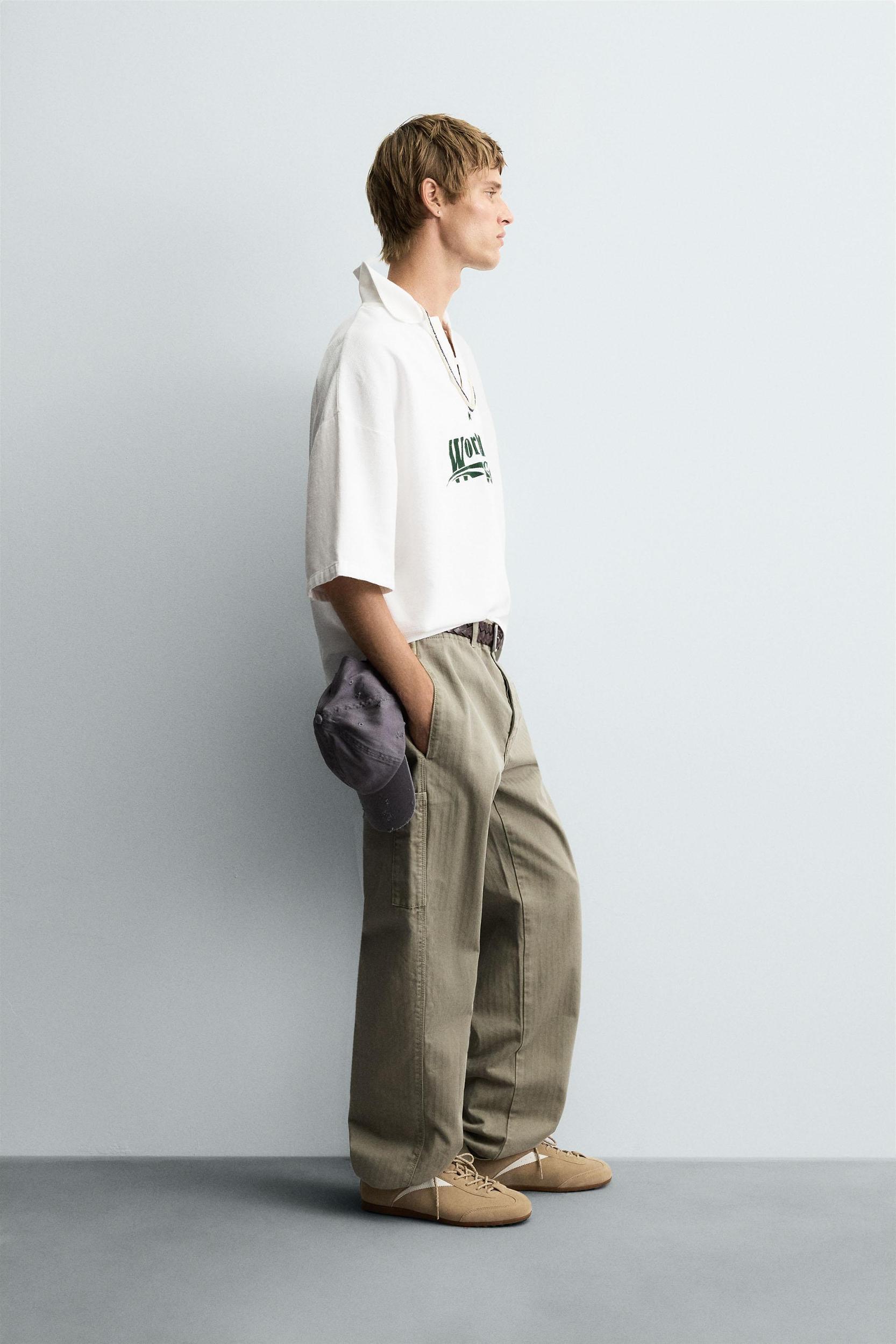 EMBROIDERED BOXY FIT POLO SHIRT Product Image