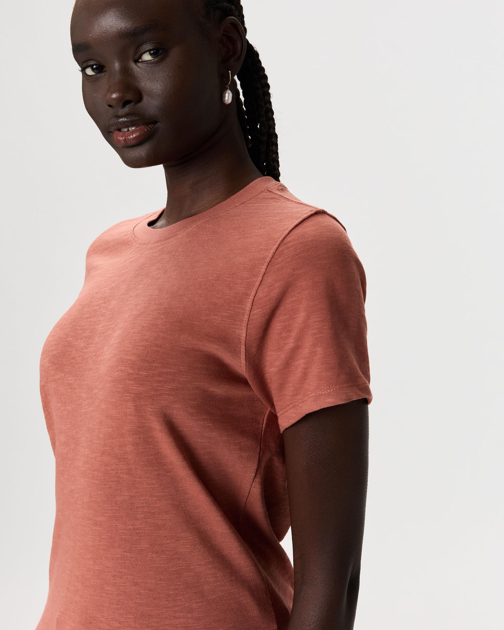 Quince | Women's Slub Crewneck T-Shirt Size XS, Organic Cotton Product Image