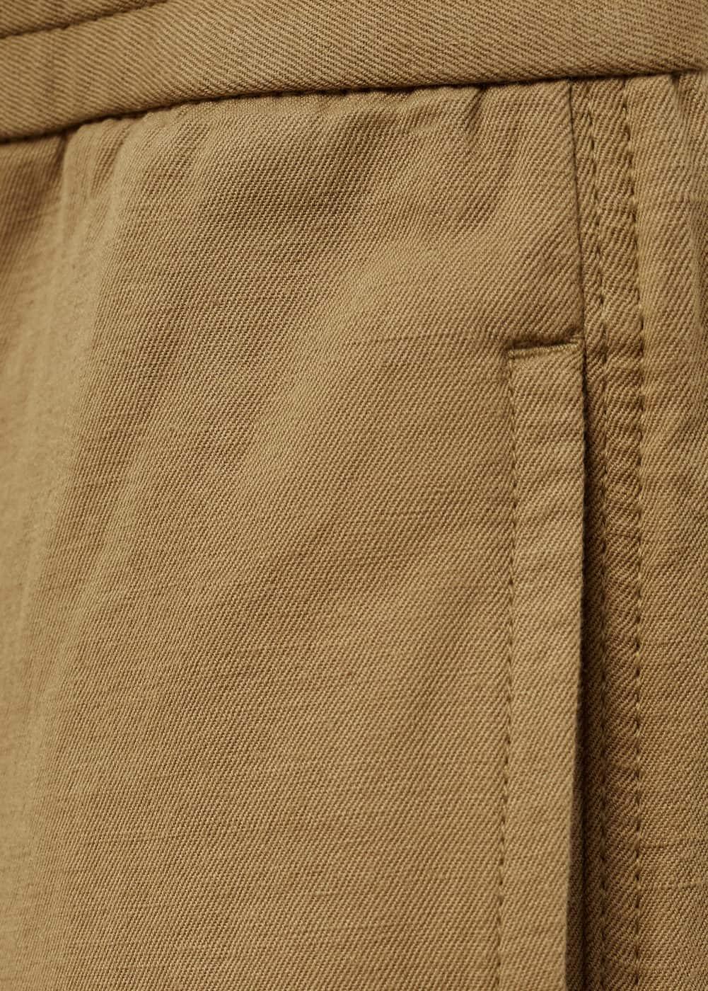 Mango Mens Cotton-Linen Cargo Pants Product Image