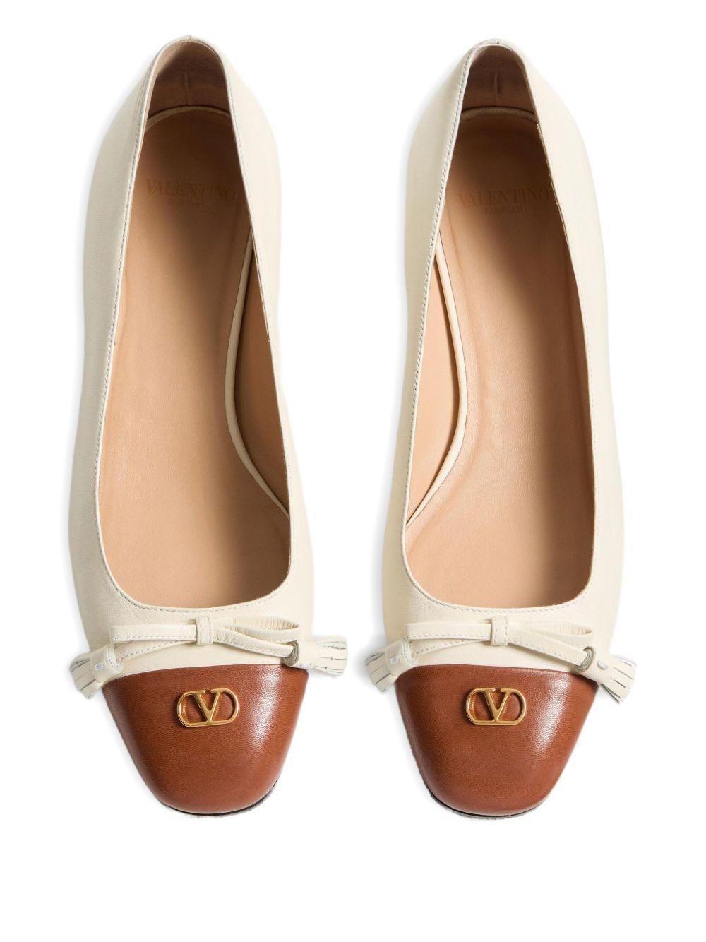 tassel-embellished leather ballet flats Product Image