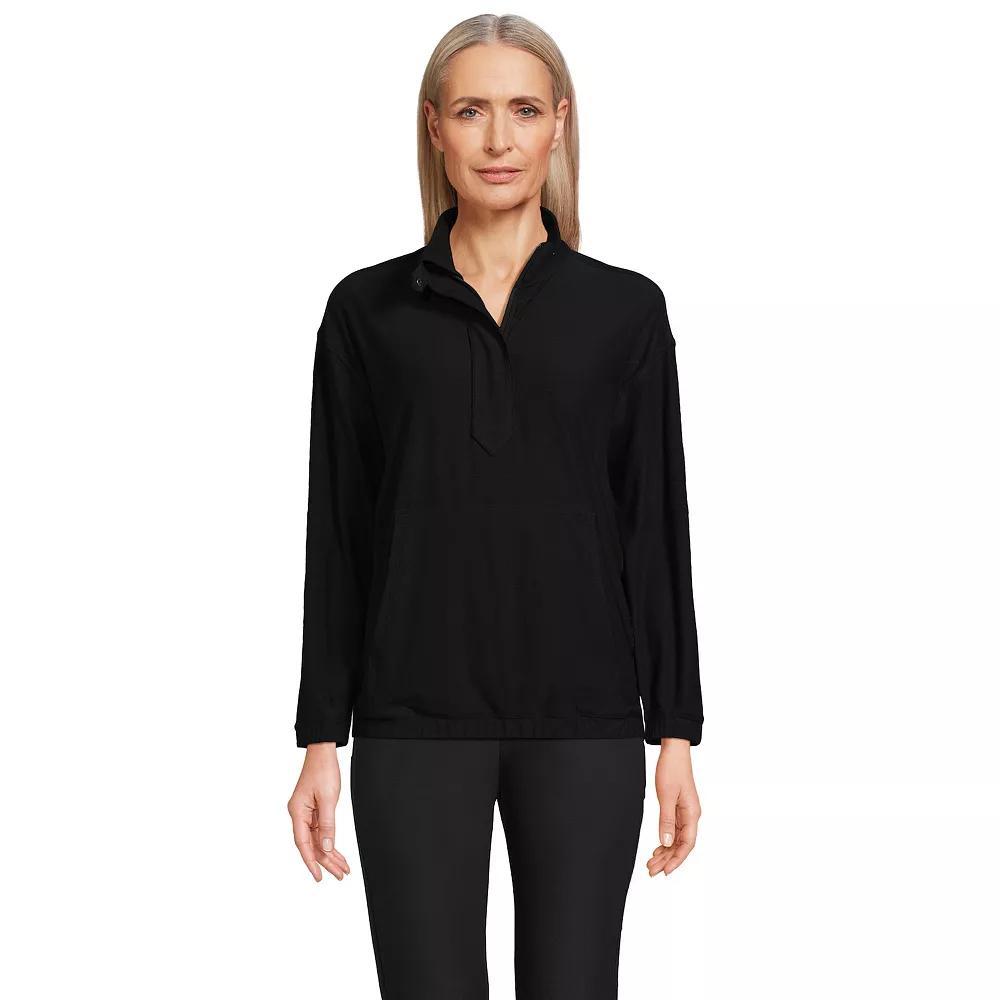 Womens Lands End Performance UPF 50 Quarter Zip Pullover Product Image