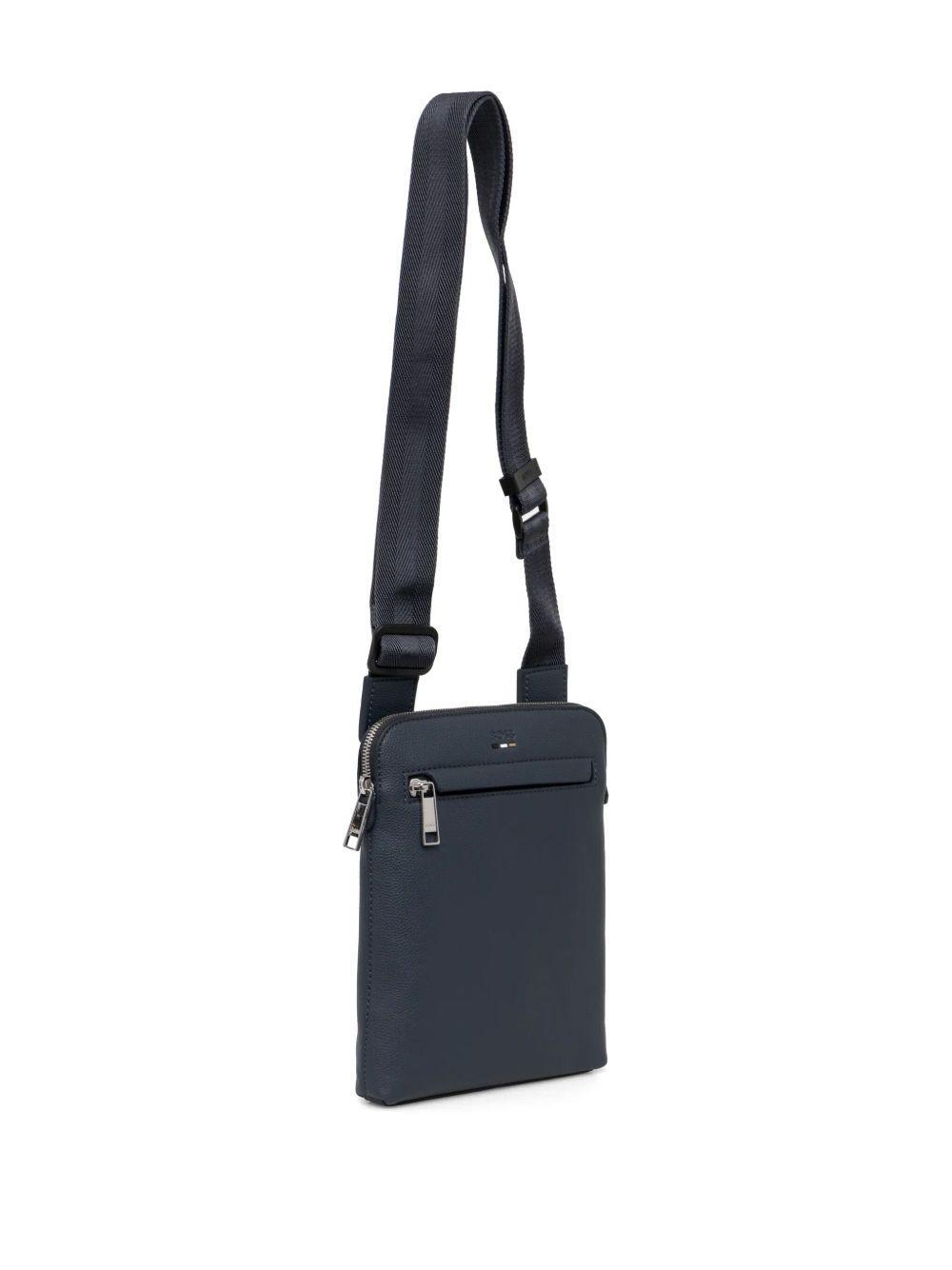 logo-debossed messenger bag Product Image
