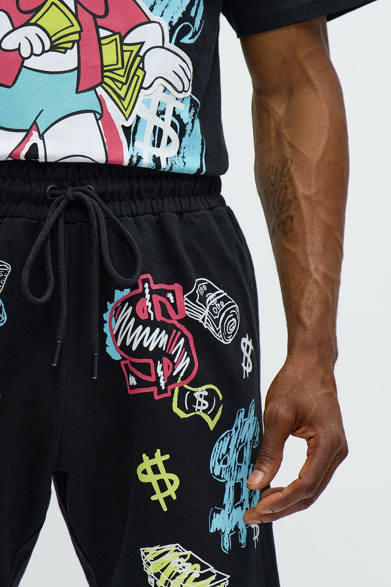 Richie Rich $ign Sweatshorts - Black Product Image