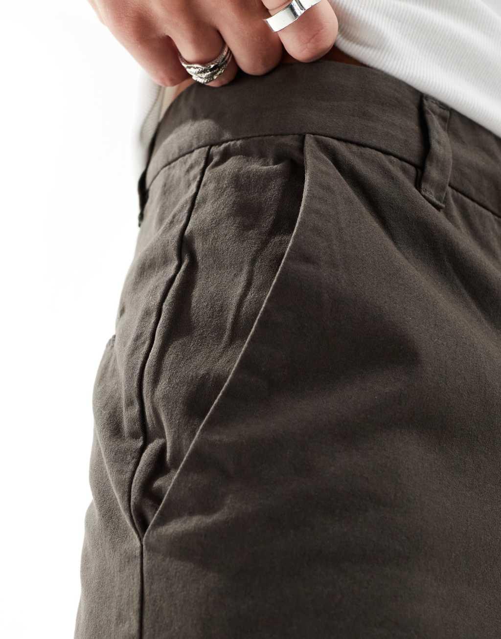 French Connection chino shorts in khaki Product Image
