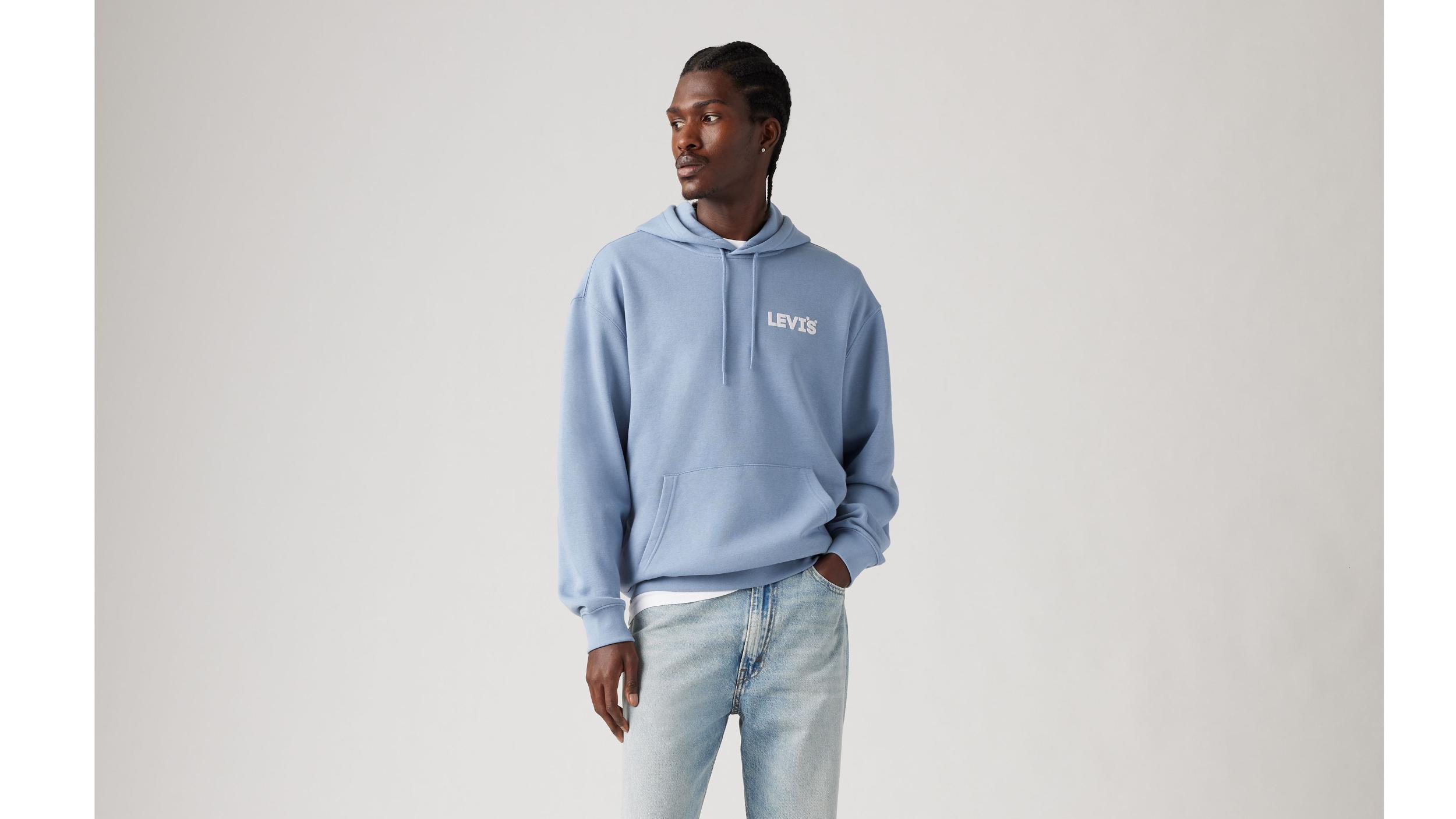 Relaxed Fit Graphic Hoodie Sweatshirt Product Image