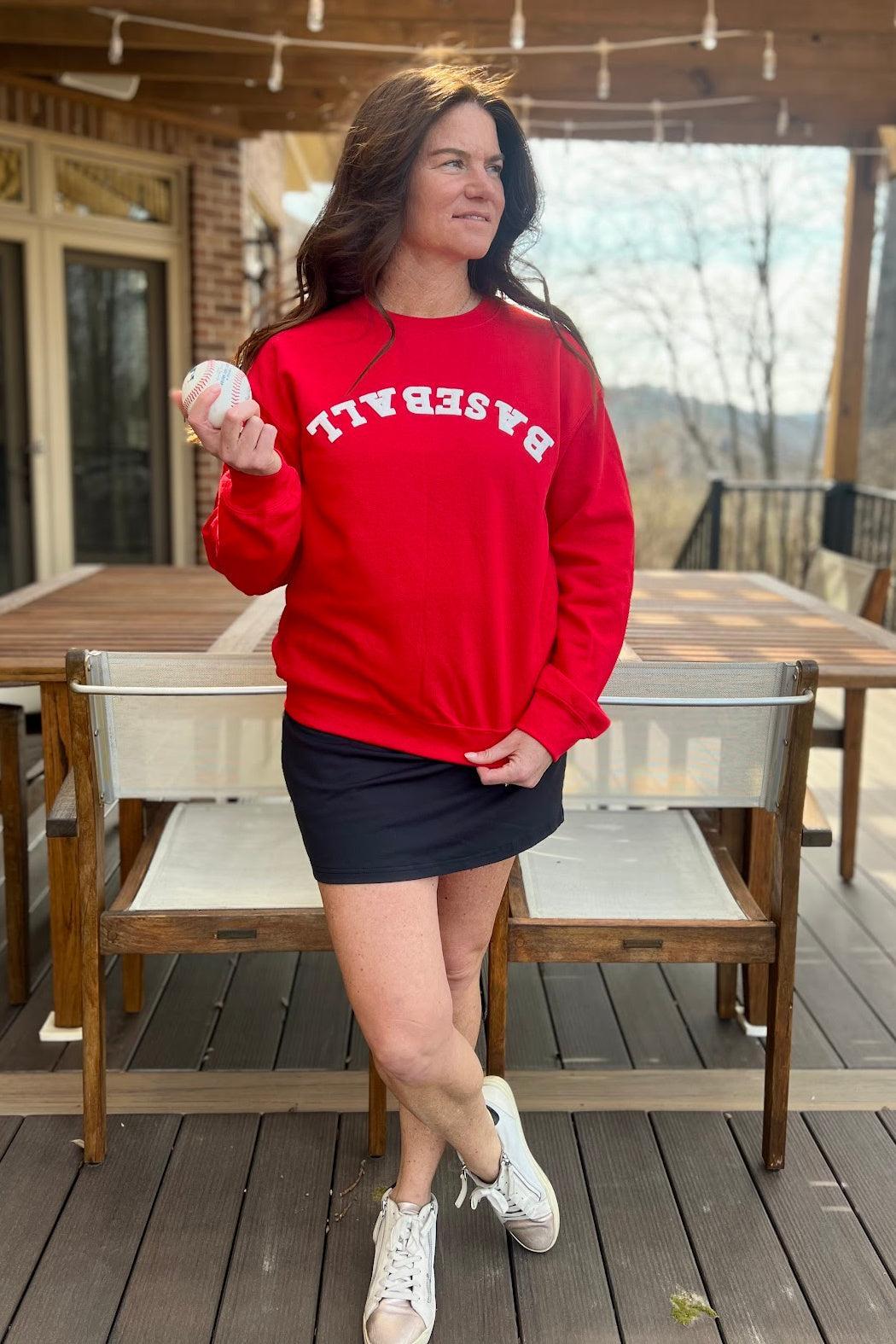 Baseball Puff Sweatshirt Product Image